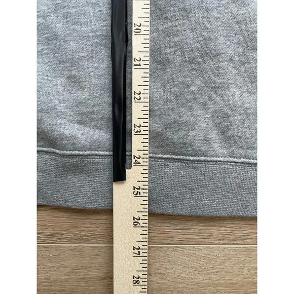 Chaps Men’s Quarter Zip Pullover Sweatshirt Gray Blue XXL - Picture 9 of 9